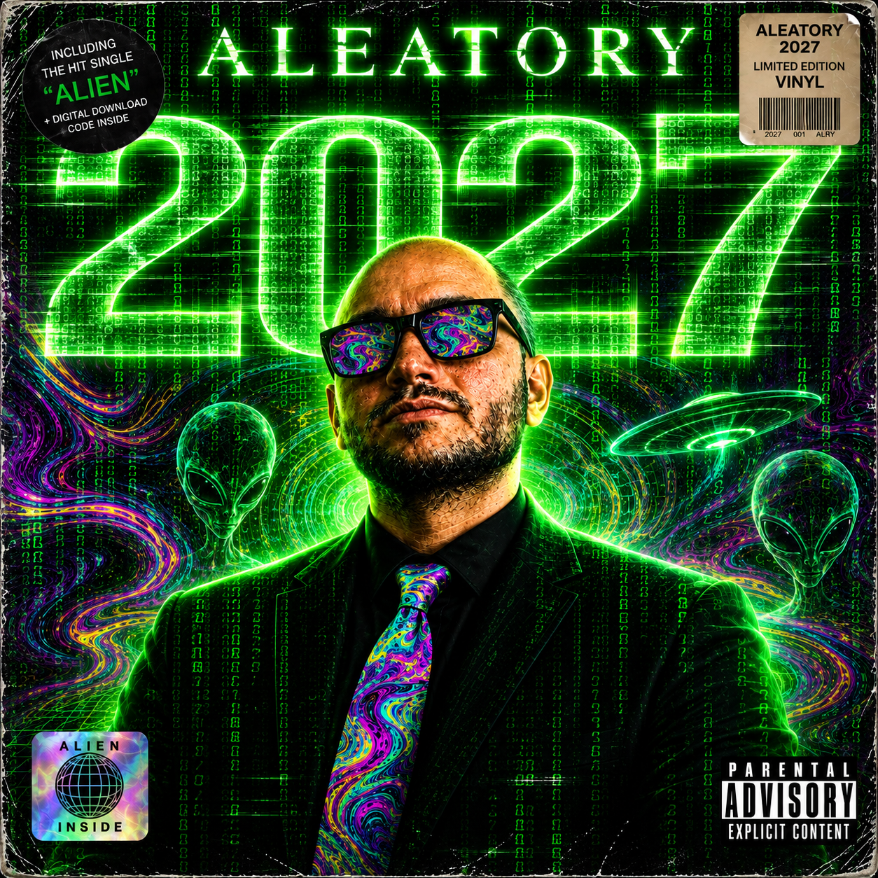 Capa do álbum 2027 do dj Aleatory